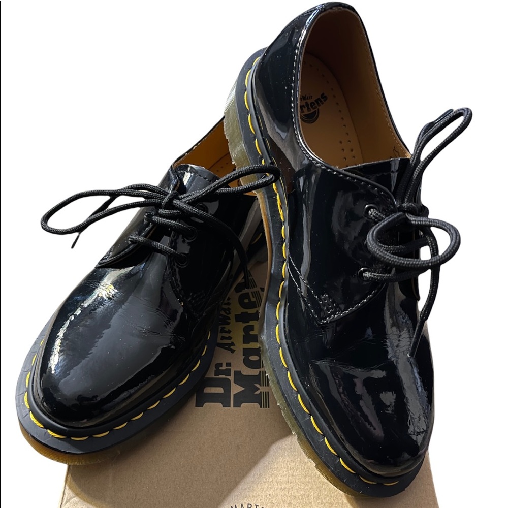 Dr. Martens 1461 Black Patent Leather Shoes US Women’s Size 8, UK 6, EU 39